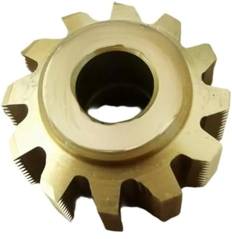 PA20 Degree Module Gear Hob Cutter, Milling Machine High Speed Steel Disk-shaped for Milling Machine 1pc(Yellow,8MM*M1)