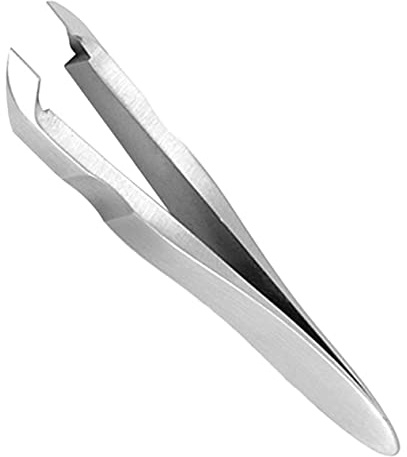 Tronchesino Cuticole Mini in Acciaio Inox, Argento | Rimozione Pelle Morta, Antiscivolo e Sicuro, Accessorio per Manicure e Rifinitura Unghie