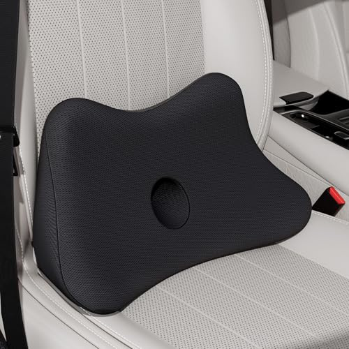 Benazcap Lumbar Support for Car, Memory Foam Car Seat Back Support, Lumbar Support Cushion, Car Seat Cushions for Driving, Back Support Cushion