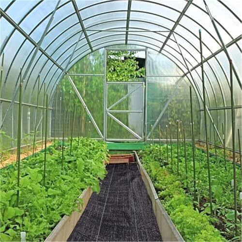 EYRMQWJPC Control de Malas Hierbas, Tejido geotextil for jardín: Membrana Duradera for Cubrir el Suelo y mantillo Vegetal(1 * 200m)