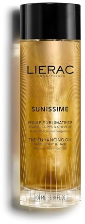 Lierac – El Aceite Sublimador 100 ml – Cuidado para Rostro, Cuerpo y Cabello – 4 Aceites Botánicos Preciosos – Nutre, Sublima e Ilumina la Piel – Acabado Satinado con Reflejos Dorados