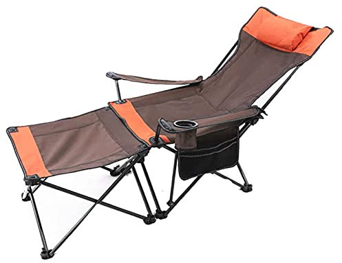 CFMZ Angelstuhl Faltbar, Campingstuhl Leicht 150kg, Karpfenstuhl mit FußAblage,Klappstuhl Camping Stuhl mit Armlehne Tisch, Leicht Faltstuhl Campingsessel A