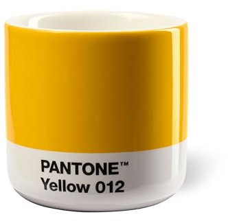 PANTONE Porzellan Macchiato Thermobecher, Yellow 012 C