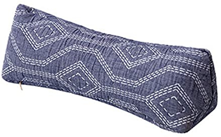 Neck & Cervical Pillows, Buckwheat Pillow Cervical Neck Roll Pillow Buckwheat Hulls Filling Cooling Round Pillows Lunch Break Buckwheat Pillow Office Waist Support Organic Buckwheat Pillow ( Color : A