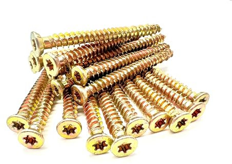 Concrete Screws (Pack of 20) Multi-Fix Countersunk 7.5mm TX Easy Drive (7.5 x 80mm)