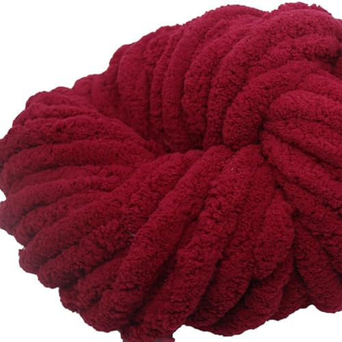 Watreketal Chunky Wolle Garn, 250 g/Knäuel, Super Weiche Grobe Wolle Strickdecke,Werkzeug zum Selbermachen, Handstricken von Socken, Schals, Mützen, Handschuhen