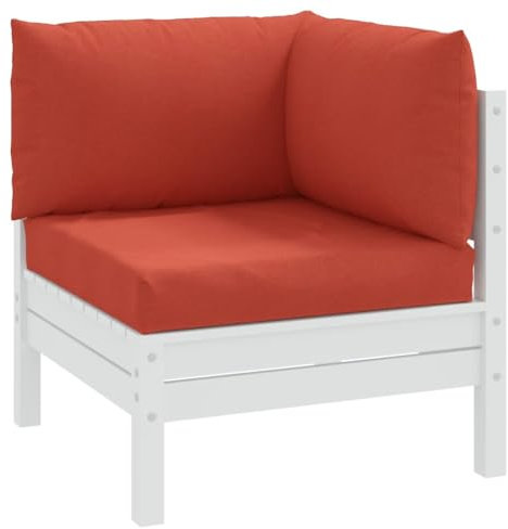 Xichuzi Palettenkissen 3-TLG. Melange Rot Stoff, Sitzkissen Outdoor, Ersatzkissen Für Rattanmöbel, Sonnenliege Kissen, Paletten Polster, Schaukelstuhlkissen - 4002658