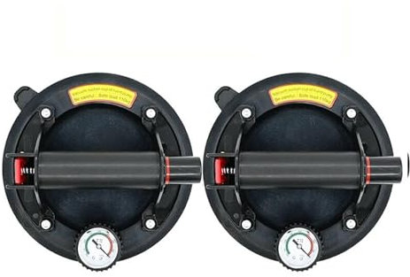 Glas-Saugnäpfe, Vakuum-Saugnapf, 8 Zoll 250 kg Luftpumpen-Vakuum-Saugnäpfe, leistungsstarke, robuste, starke Handpumpen-Sauger, angehobene Magnete, Handhabungswerkzeuge für Fliesen, Windschutzscheiben