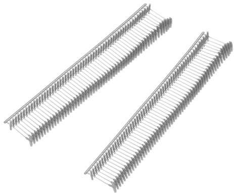QUARKZMAN 1000pcs Accessoires D'étiquetage Standard de Prix, 10mm Attache d'étiquette de Vêtements de Pistolet en Plastique, pour Magazin, Boutique, Vêtements, Sac, Artisanat, Bagages, Gris