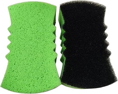 2 esponjas para coche, doble cara, texturizadas, grandes esponjas de lavado de coches, 20,5 x 11 x 6,5 cm