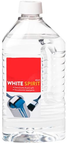 White Spirit 2L – Paint Thinner & Powerful Degreaser for Brushes, Oil-Based Paint, Varnishes | Heavy-Duty Cleaner, Fast-Drying, Low Odour