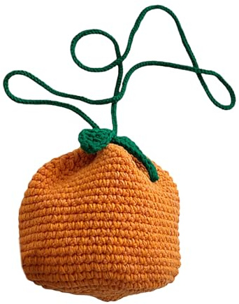 Borsa Stoccaggio Agrumi All'uncinetto Cotone Amichevole Borse A Tracolla Leggera E Portatile Borse Per Spalla Per Uso Quote Trasporto Leggero