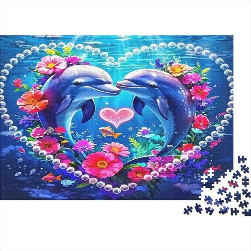 Puzzle 1000 pièces 38x26cm en Papier recyclé pour Seniors et Amis Cœur de Plume Lien Éthéré éducatif Relaxant activité à la Maison décoration Murale idée Cadeau