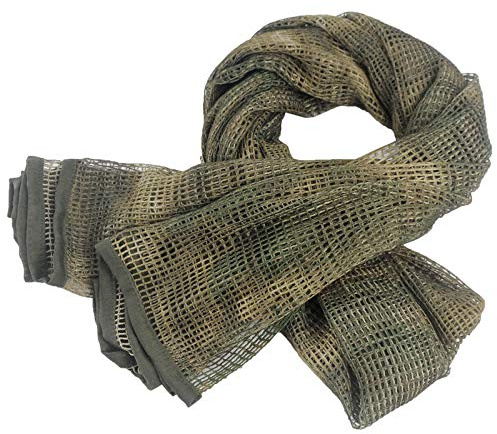 HYOUT Écharpe tactique militaire camouflage forêt voile sniper désert Shemagh pour jeux de guerre sports de plein air