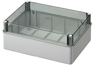 Scatola di Derivazione da Parete IP56 con coperchio trasparente 300x220x120 - ELETTROCANALI SERIE CIVILI EC420C8