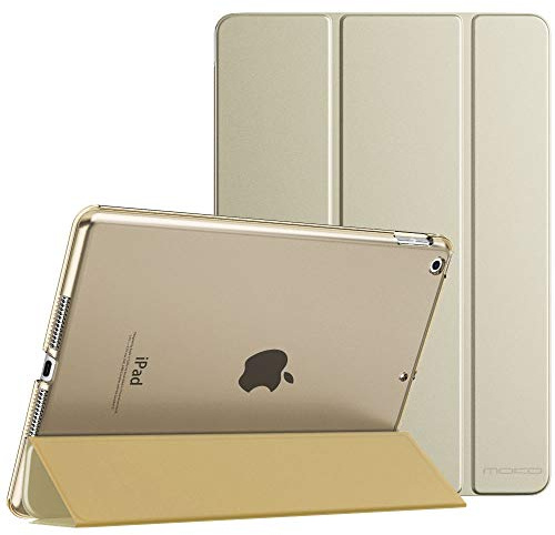MoKo Smart hülle für iPad 9./8./7. Generation 10,2 Zoll, Champagner Gold