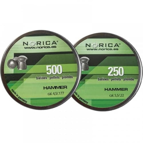 NORICA Hammer Air Gun Pellets .177 Qty 500 L390
