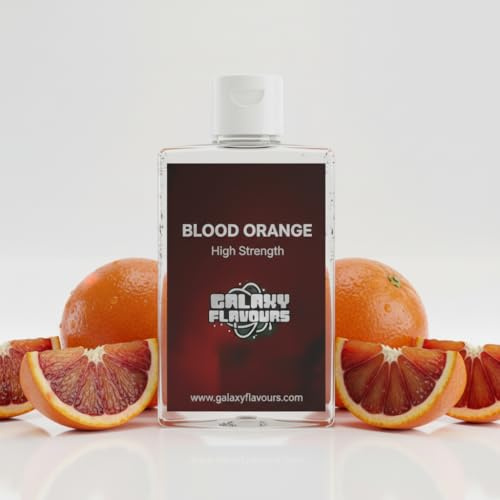 Aroma de Naranja Sanguina - Aromatizante Alimentario de Alta Potencia - Botella de 100 ml - 250 Sabores.