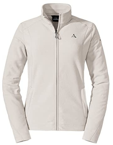 Schöffel Damen Fleece Jacket Leona3, whisper white, 36