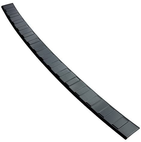 Aroba AR1178-BL Edelstahl Schwarz Black Chrome Ladekantenschutz kompatibel mit Mercedes Benz GLC BJ. 9.2015-4.2019 passgenau Abkantung Farbe Schwarz-Anthrazit