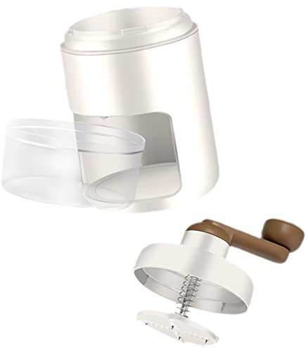 ZAANU Ice Machine Small Hand Blender Electric Ice Crusher Electric Hand Blender Rotary Ice Crusher Shaved Ice Machine Smoothie Ice Maker Ice Shaver Machine Shaved Ice Machine for Home/825