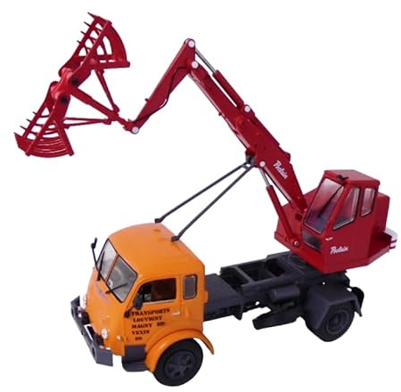OPO 10 Camion 1:43 Compatible avec Saviem Renault 4x4 Pelle Mécanique Poclain - SM1