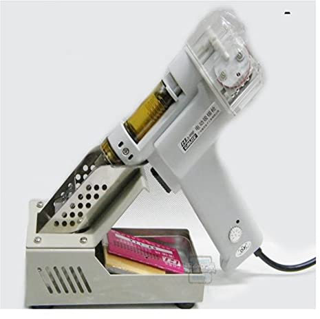 Automatic Suction Tin Electric Absorb Gun S-998P Electric Vacuum Double-Pump Solder Sucker Desoldering Gun 100W(A)
