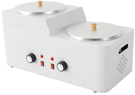 Doppeltopf Wachswärmer Waxing Set Elektrischer Doppeltopf-Wachserhitzer für die enthaarungswachs Enthaarungserhitzer Wachswärmer für Wachs
