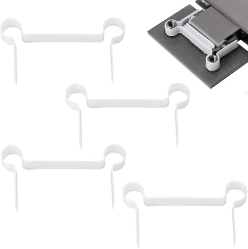 Gummi Dichtung Ersatz für Scharnier, Unterlegscheibe Kit Glas Clamp Pad 4-tlg Duschtüren Scharnier Ersatzteil