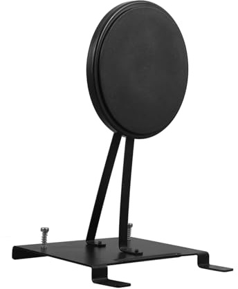 Bassdrum Pedal Übungspad aus Stahl Schwarzes Übungspad für Tägliches Training | Drum Übungspad Kick, Bassdrum Übungspad für Leises Bassdrum Footwork Üben, Tragbar Zufällige Farbe