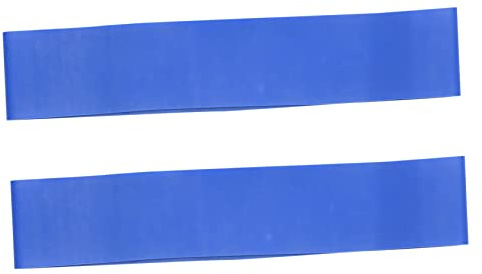 MUELODSIC 2 Pièces Bandes de Résistance Silicone pour Chaise Garçon Fille Ceintures Élastiques pour Entraînement de Force Étirement et Fitness à ou Classe Bleu