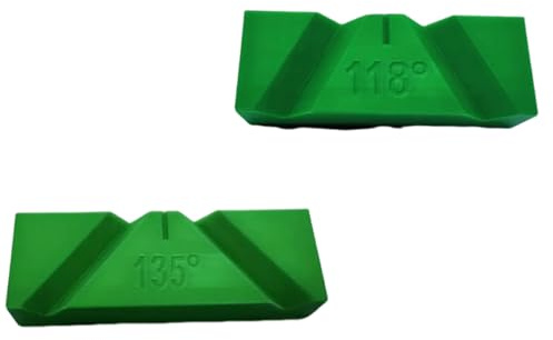 2 Pcs Drill Bit Sharpener Set, 118° and 135° Angle Drill Guide, Professional Drill Bit Sharpening Tool for Bench Grinder, Precision Drill Jig for Woodworkers and Metalworkers