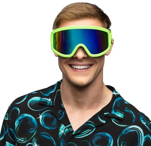 Boland - Skibrille für Kostüm und Party, stylische Brille für Festival, Karneval oder Apres Ski Mottoparty