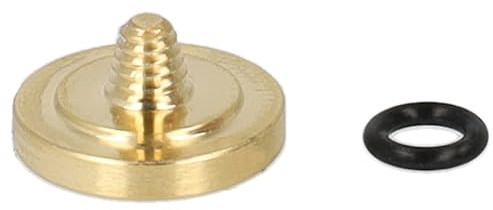 vhbw Bouton de déclencheur Compatible avec Kodak P880 Appareil Photo - Pression Ergonomique, métal, Or