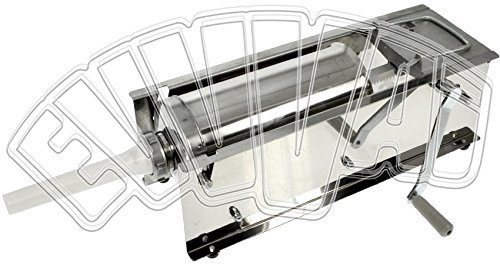 8 KG INSACCATRICE IN ACCIAIO INOX CON 4 IMBUTI PER CARNE SALSICCE INSACCATI