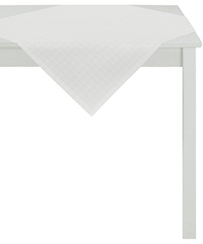 Apelt Tischdecke, Polyester, Hellgrau, 90 x 90 x 0.5 cm