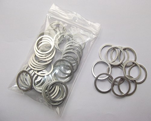 100 Stück Aluminiumringe/Dichtringe/Dichtung Alu 22x27x1,5 mm DIN 7603