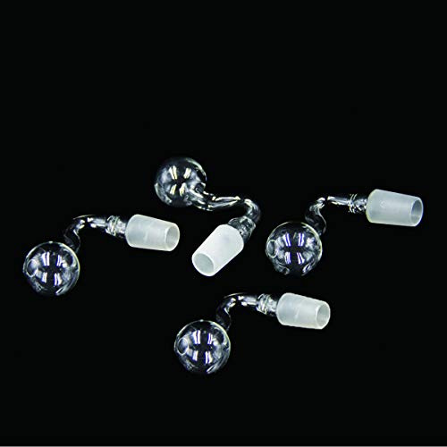 Glasölbrenner, Wasserpfeifen, Bong, transparent, dick, für Ölvorfächer, Glasbongs, Dicke große Schalen zum Räuchern, 14 mm, 4 Stück