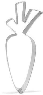 12.7 cm Carrot Cookie Cutter - Stainless Steel