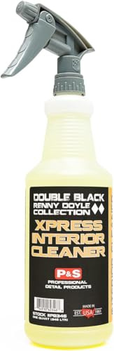 P & S PROFESSIONAL DETAIL PRODUCTS - Xpress Interior Cleaner - All-in-One Solution for Safely Removing Traffic Marks, Dirt, Grease, Oil; Works on Leather, Vinyl, Plastic; Fresh Scent - 1 Quart