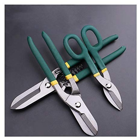 YyDDs Universal Tools 8/10/12 Zoll große Eisenblechschere Industriequalität legierter Stahlplatte PVC-Rohrschneiden Luftfahrtschere Heimwerkerwerkzeuge (Color : Red)