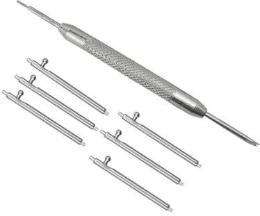 7pcs Metal Watch Band Repair Tool Spring Bar Remover 1.5 * 18mm