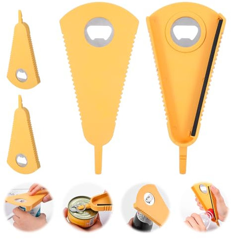 Yuanchu 2 Stück Deckelöffner,Multifunktionaler Flaschenöffner Rutschfest Glasöffner Bieröffner Schraubverschluss öffner Vielzwecköffner Plastikflaschenöffner für Senioren Handschwäche Arthritis