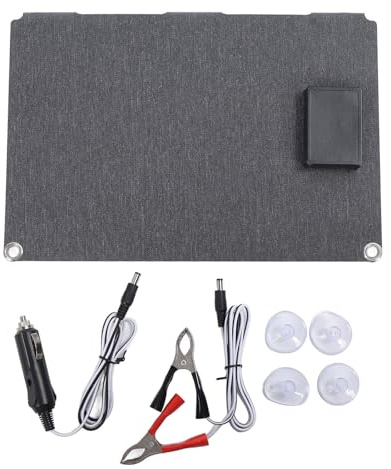 Chargeur solaire 12 V 20 W haute efficacité, panneau solaire portable pliable en ETFE, pour téléphone, pour camping, randonnée, activités de plein air