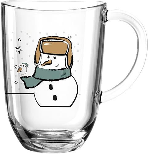 Leonardo Tasse SILENZIO 380 ml Schneemann, spülmaschinengeeignet, mikrowellengeeignet, Max. 100°C