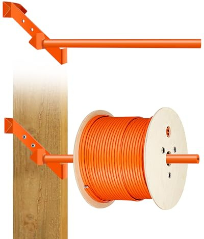 Stud Cable/Wire Dispenser, Heavy-Duty 300LB Capacity for Fast, Tangle-Free Wire, Cable, and Coil Unwinding, Fit for 2x4 & 2x6 Wood Studs