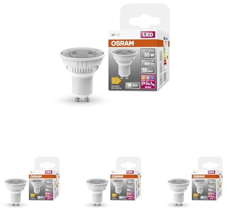 Osram LED SPOT PAR16 55 mit drei Lichtfarben, GU10, 4,2W, 400lm, 2700K - 6500K, Warm-, Kalt- und Tageslichtweiß, Farbtemperaturwechsel, sehr geringer Energieverbrauch, lange Lebensdauer