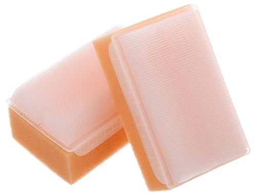 STOBAZA Cepillo Sensorial para Bebés 2 Piezas Naranja Cepillo de Masaje y Flexible para Integración Sensorial Actividades Terapéuticas y Cuidado Infantil en Baño