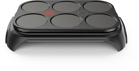 Crepa eléctrica Tefal Crep'Party Neo 6 - 1000 W - 6 panqueques - Negro