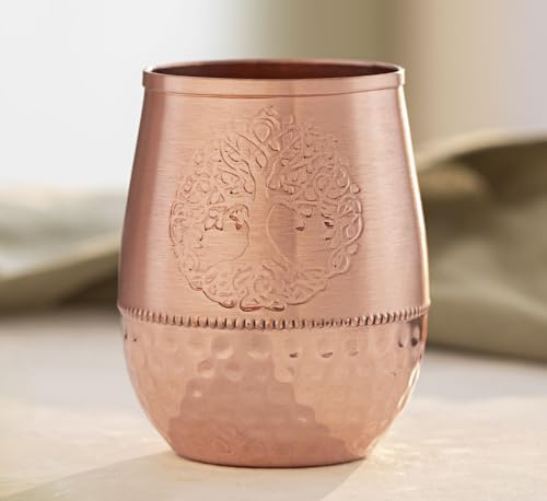 Kupferbecher mit Symbol aus Reinem Kupfer für Kalte und Warme Getränke